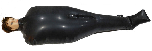inflatable sleep sack with food pod 