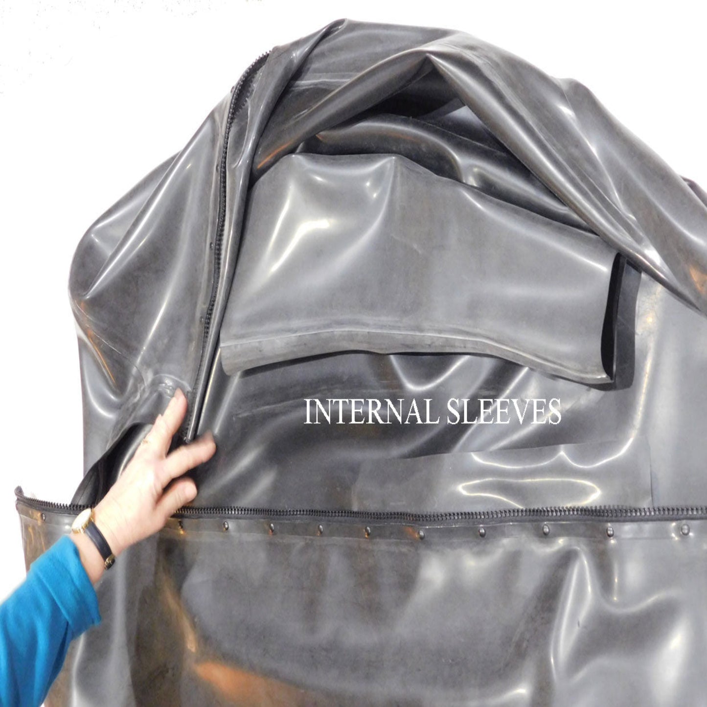 view showing inside body bag