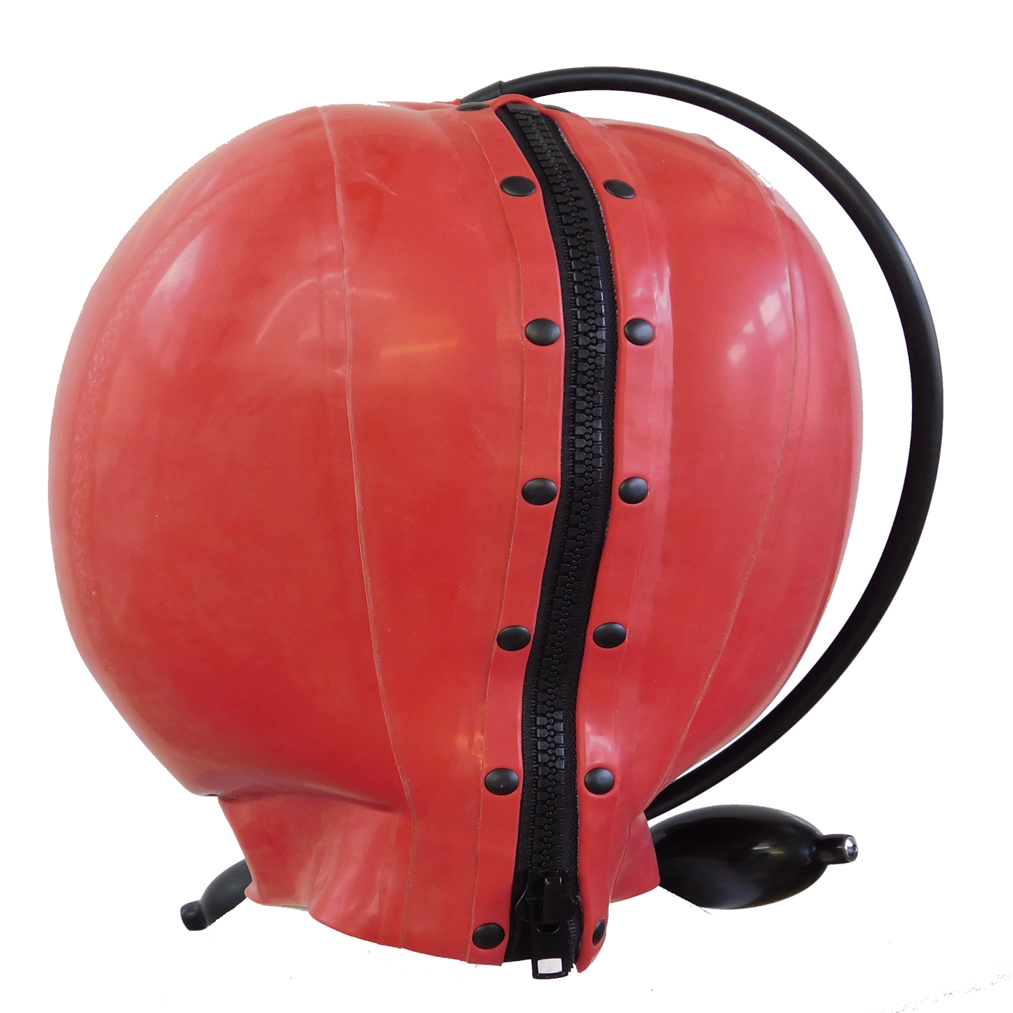 Inflatable hood with Medical Mask in 1.05mm Sheet Latex with Corrugated Pipe and Bags